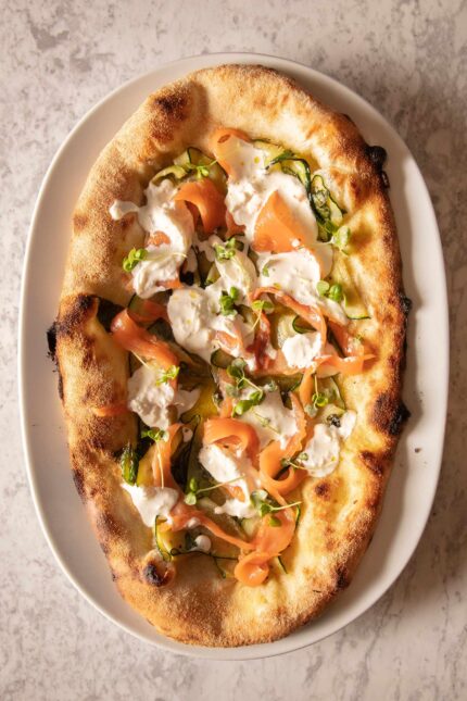 Mediterranean restaurant Marylebone dishes from Italy Greece Spain and Morocco, located at 43 Blandford street, Bellazul brings laid‑back charm.